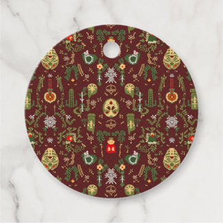 Etiquetas de Favor de Natal