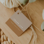 Etiquetas de Favor do Bloco de Cores de Cor Esmaga<br><div class="desc">Os modernos minimalistas favoritam as etiquetas de presente com tipografia arrojada e belos blocos de cor rosa-de-tons-claros e borbulhados.</div>