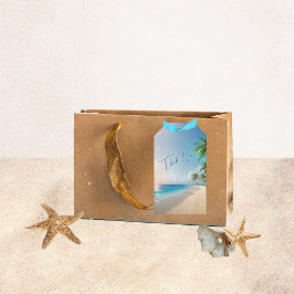 Etiquetas de Favor do Casamento de Praia