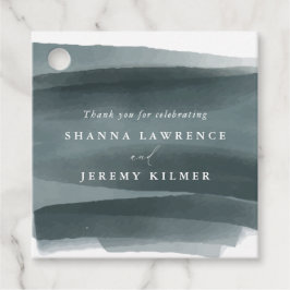 Etiquetas de Favor do Casamento Formal do Abstrato