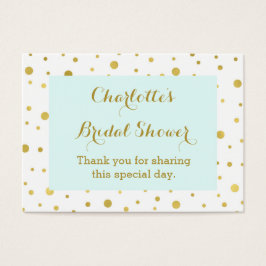 Etiquetas de Favor do Chá de panela Confetti Doura