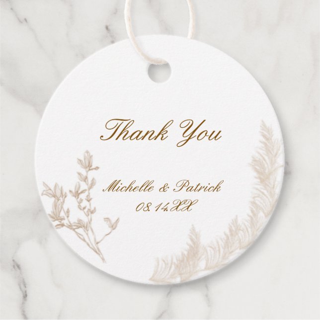 Etiquetas de Favor do Círculo (Frente)