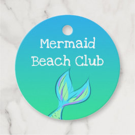 Etiquetas de Favor do Mermaid Beach Club