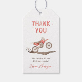 Etiquetas de Favor do Partido Dirt Bike | Etiqueta