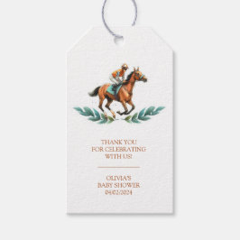 Etiquetas de Favor para Chás de Bebê de Cavalo
