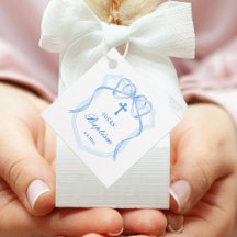 Etiquetas de Favor para o Arco Azul Claro