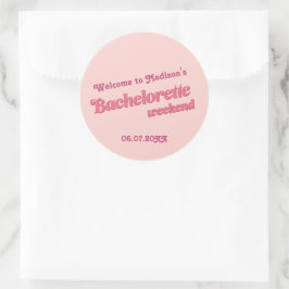 Etiquetas de Favorecimento da Bachelorette de Font
