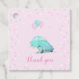 Etiquetas de favorecimento de Chá de fraldas de ca