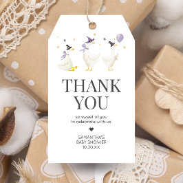 Etiquetas de Favorecimento do Chá de fraldas Ganso