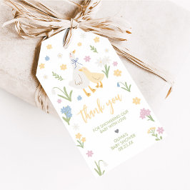 Etiquetas de favorecimento do Chá de fraldas ganso