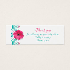 Etiquetas de Favoritos à Ocasião Especial Gerbera