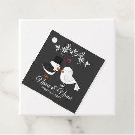 Etiquetas de Favoritos de Casamento Personalizado