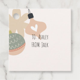 Etiquetas de Favoritos de Férias de Natal