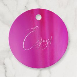 Etiquetas de Favoritos Rosa Brilhante