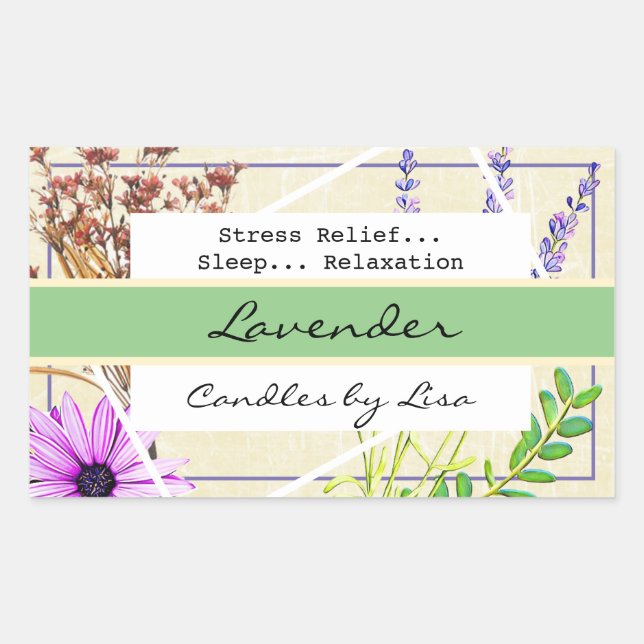 Etiquetas de Fazer de Velas (Frente)