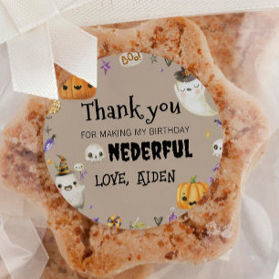 Etiquetas de Festa de aniversário do Vintage Ghost