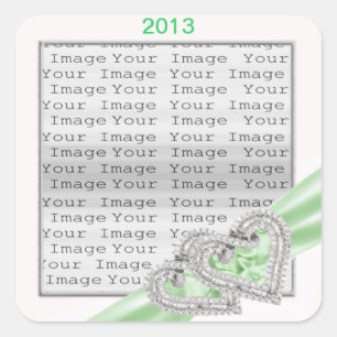 Etiquetas de Fita de Corações Personalizadas