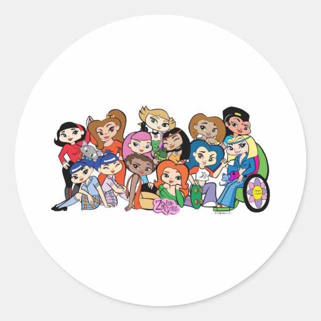 Etiquetas de Friendz (Frente)