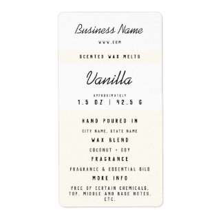 Etiquetas de Fusão de Cera Personalizadas