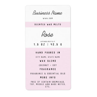 Etiquetas de Fusão de Cera Personalizadas