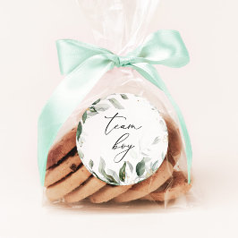 Etiquetas de garoto da equipe Greenery