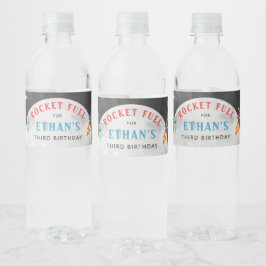 Etiquetas de Garrafa de Água de Aniversário para A