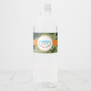 Etiquetas De Garrafa De Água De Deer Antler