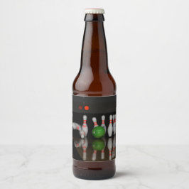 Etiquetas de Garrafa de boliche