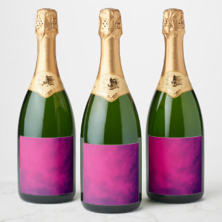 Etiquetas de garrafa de vinho magenta personalizad