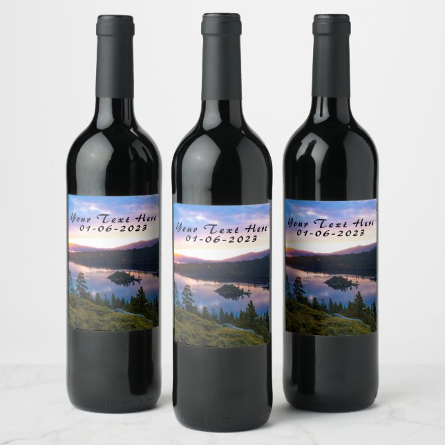 Etiquetas de garrafa de vinho personalizadas (Garrafas)