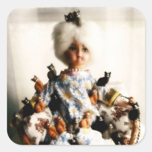 Etiquetas de gato maluco