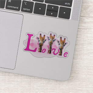 Etiquetas de girafa de chibi adoráveis