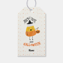 Etiquetas de Halloween de Candycorn