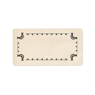 Etiquetas de Herb de Vazio de Estilo Vintage