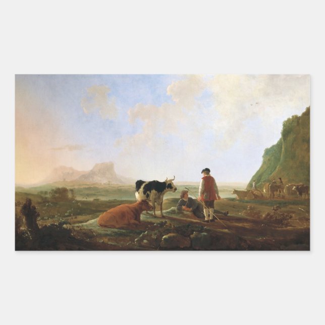 Etiquetas de Herdsmen de Cuyp (Frente)