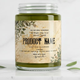 Etiquetas de Jar Apothecary Botânicas