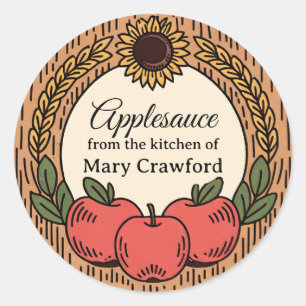 Etiquetas de latência de maçãs ou de applesauce pe