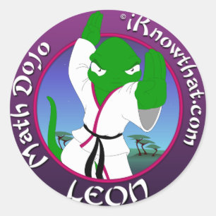 Etiquetas de Leon do Dojo
