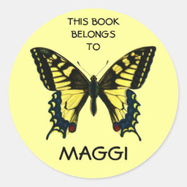 Etiquetas de Livro de Borboletas