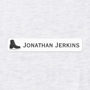 Etiquetas de logotipo com Skate de gelo ou ferro