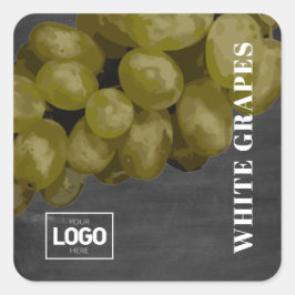 Etiquetas de logotipo de Uvas Brancas de Produto