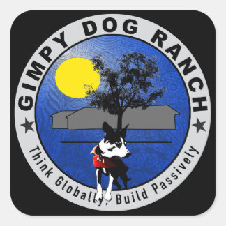 Etiquetas de logotipo Gimpy Dog Ranch