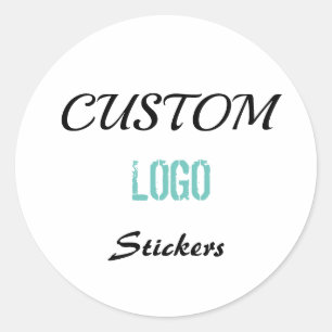 Etiquetas de logotipo, logotipo personalizado, eti