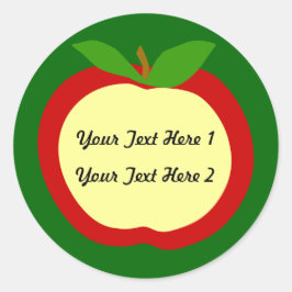 Etiquetas de Maçã para Cozinha ou Sala de Amarra