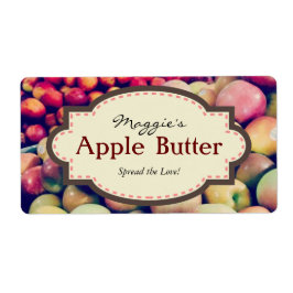 Etiquetas de Maçã Personalizadas para Baking