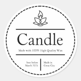 etiquetas de manteiga corporal, etiquetas de vela,