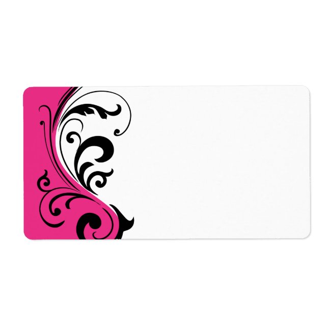 Etiquetas de Na moda personalizadas (Frente)