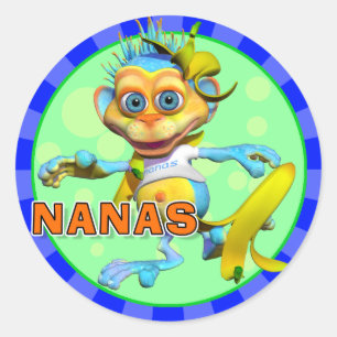 Etiquetas de Nanas do divertimento