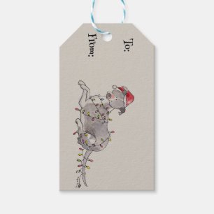 Etiquetas de Natal Liz Doggie