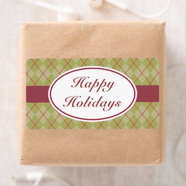 Etiquetas de Natal Olive Argyle (Insitu)